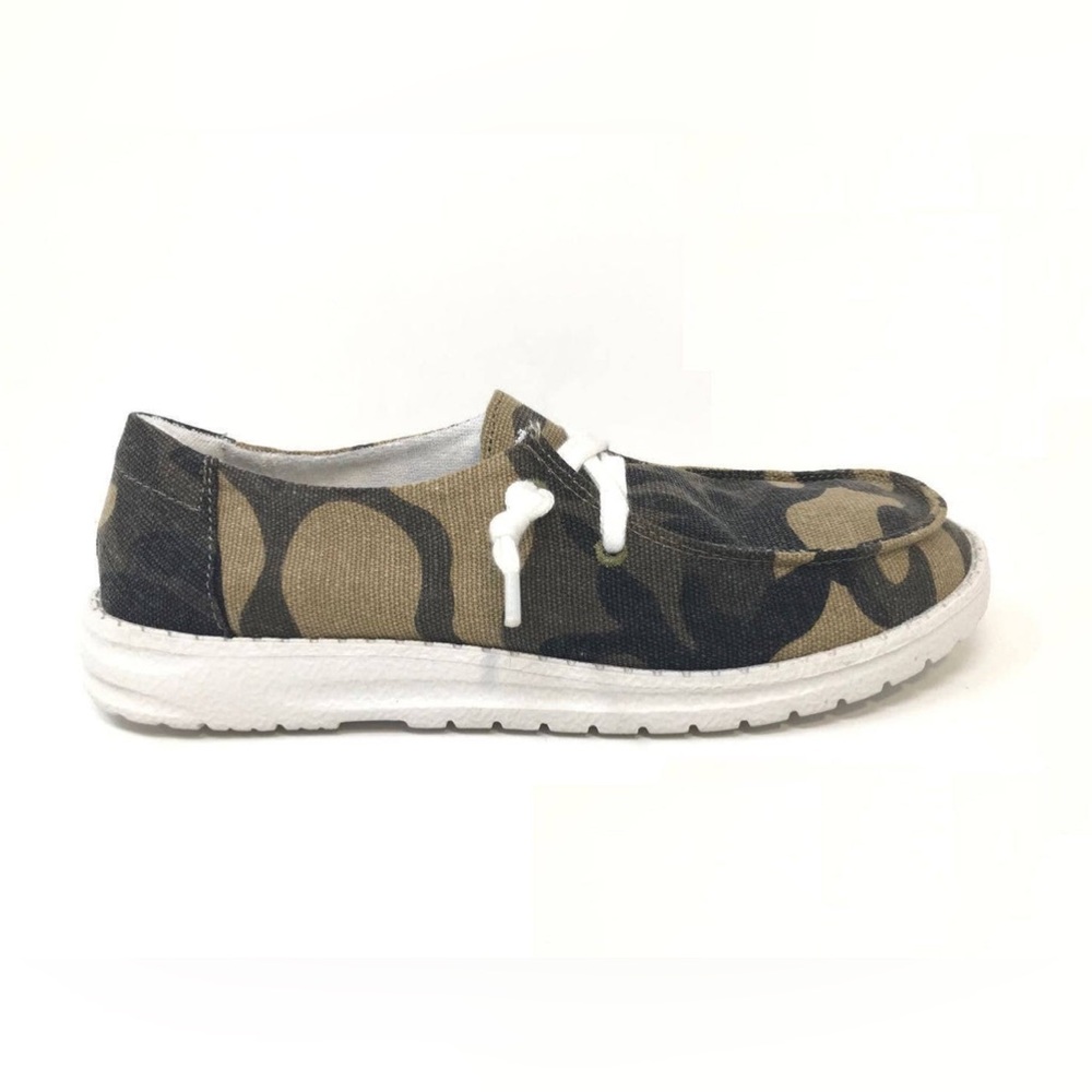 Gypsy Jazz camo tennis shoes
